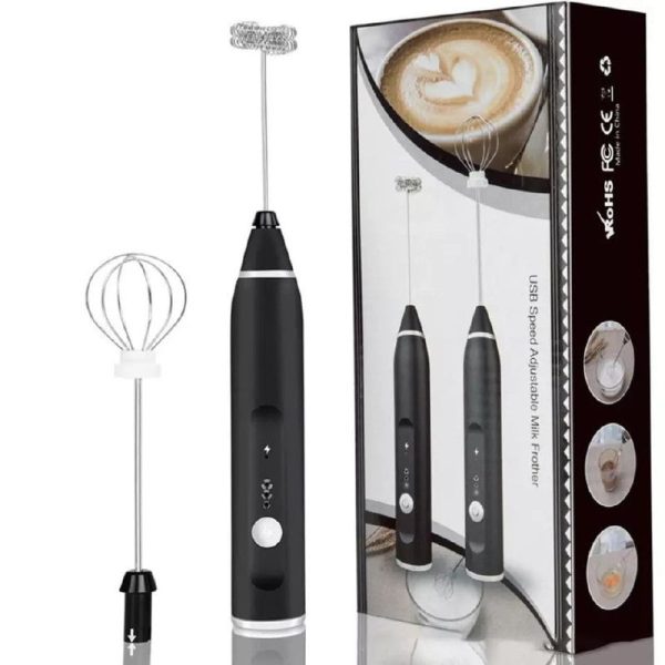 Handheld Milk Foam Machine - Adjustable Eggs Bat - 3 Speed