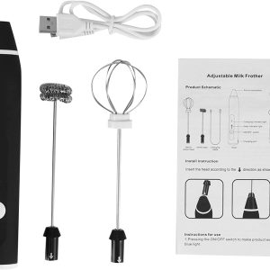 Handheld Milk Foam Machine - Adjustable Eggs Bat - 3 Speed