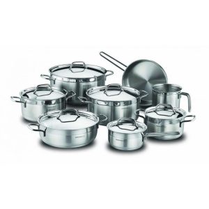 krokmaz Alpha Grand Stainless Steel Set –  Cookware Set 18/10 – 14 Pieces