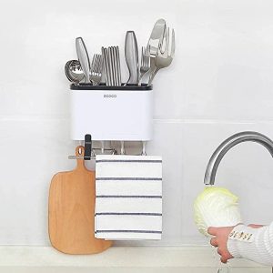 Kitchen Tool Holder Equipped with 4 Hook from Ecoco - kitchen Bearer & Mobile Phone Holder