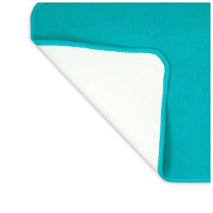 Bathroom Mats Set 4 Pieces - Anti-slip Bathroom Mats - Turquoise