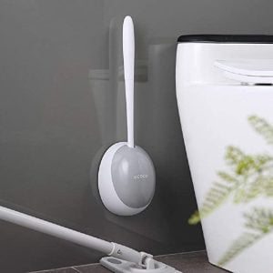 Toilet Brush with a silicon capillary from Ecoco - Toilet Cleaning Brush with a Wall Holder