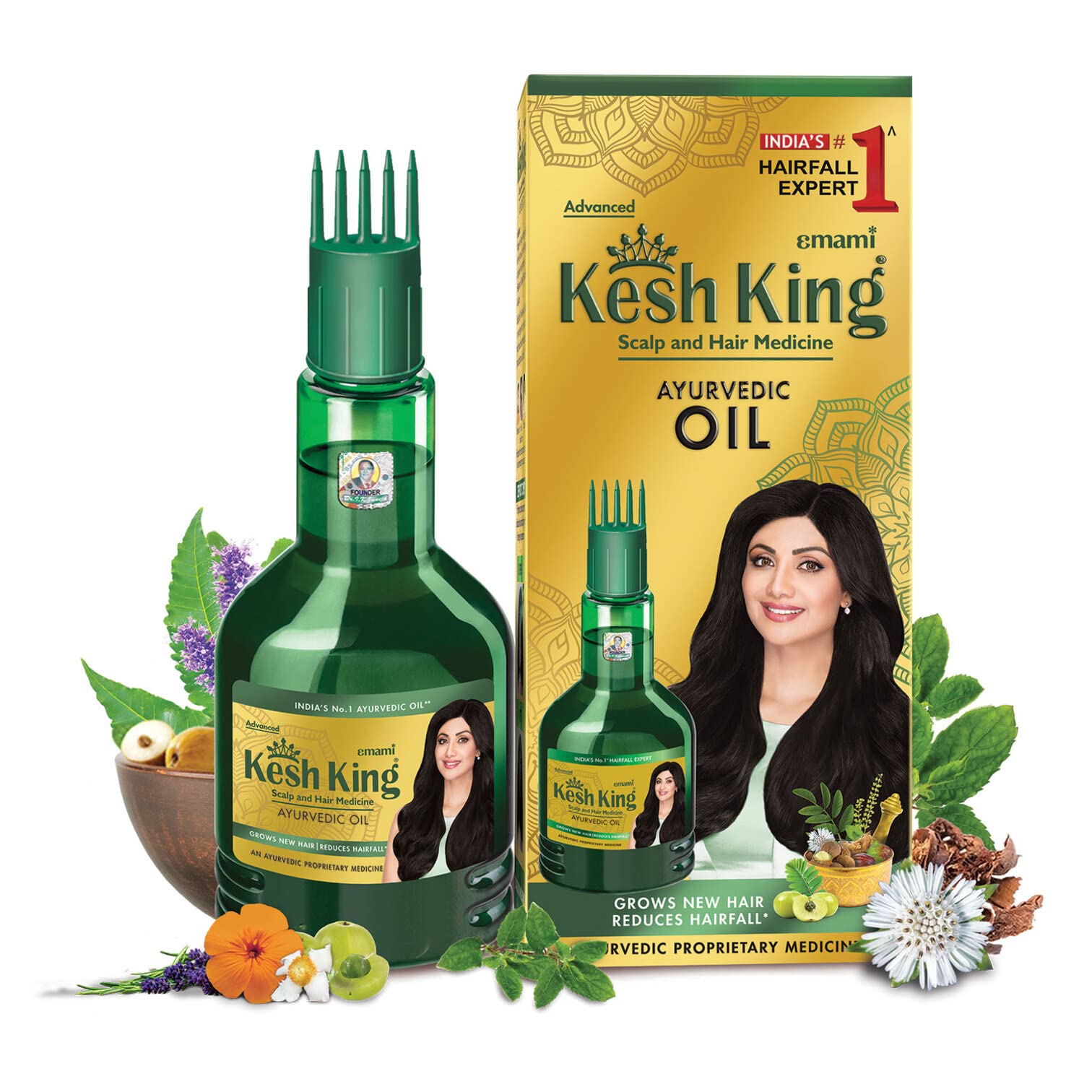 Kesh King Original Indian Hair Oil - Hair Oil for Hair Extension and Treatment - 100 ml