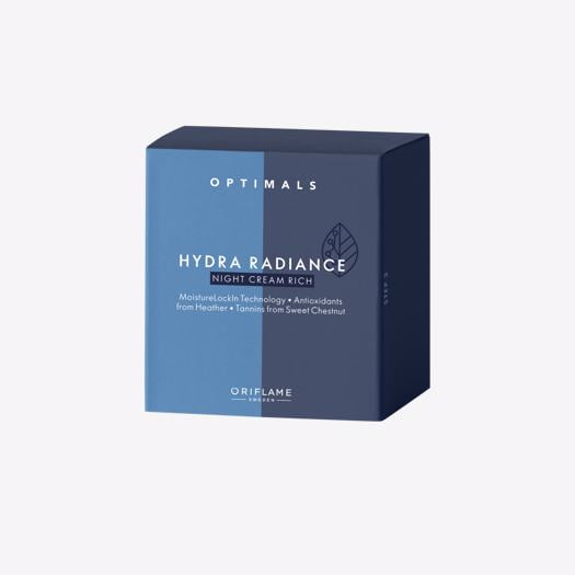 Hydra Radiance Rich Optimils Deep Moisturizing Cream For Dry Skin - Skin Lightening Night Cream - 100gm