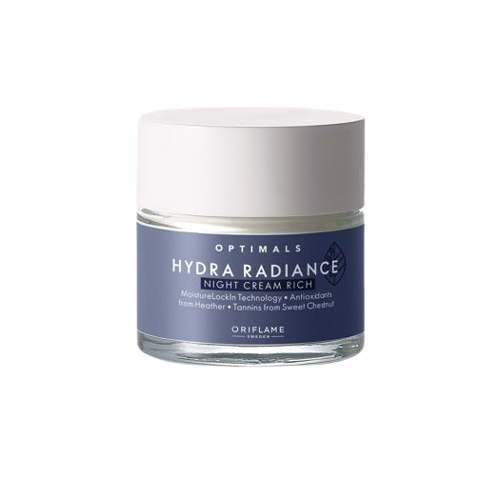 Hydra Radiance Rich Optimils Deep Moisturizing Cream For Dry Skin - Skin Lightening Night Cream - 100gm