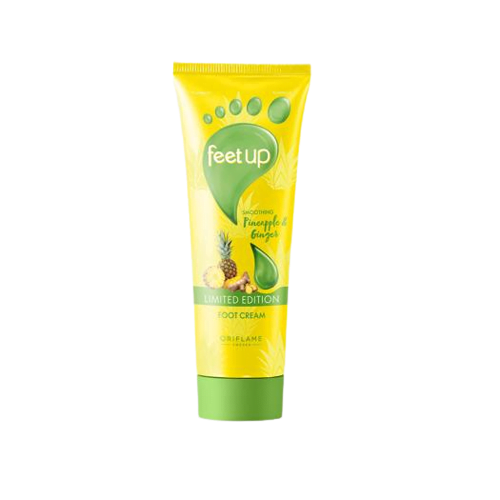 Feet Up Moisturizing Foot Cream - Moisturizing Foot with Ginger and Pineapple Extract - 75 ml