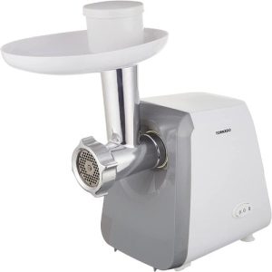 TORNADO Meat Grinder 1200 Watt, Stainless Discs, White - Image 1