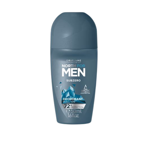 Deodorant Roll-on North for Men - Sub zero Deodorant for men - 50 ml