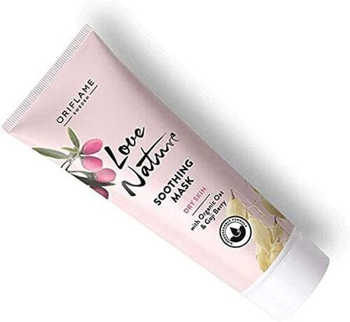 Love Nature Oatmeal Soothing Mask - Moisturizing and Softening Mask - 75 ml