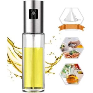 Easy Carry Oil Spray Bottle – Multi Use Glass Oil Dispenser