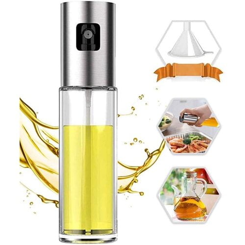 Easy Carry Oil Spray Bottle - Multi Use Glass Oil Dispenser