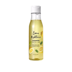 Love Nature Cleansing Shampoo for Oily Hair - Silicone Free Lemon and Mint Shampoo - 250 ml