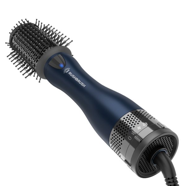 Rushbrush 4in1 Hair Styler Set - Blue and Black