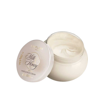 Milk & Honey Moisturizing Hand Cream - Hand and Body Cream with Milk and Honey Extract - 250 ml