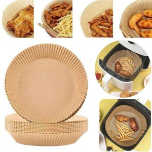 Air Fryer Paper 100 Pieces – Round Bowl