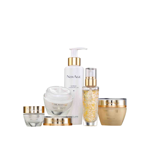 Novage Time Restore Group for Treatment of Melasma & Freckles – Time Restore Group to Restore Skin Radiance – 5 products