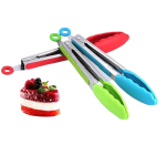 Silicone Food Serving Tongs - Multi-Use kitchen Tongs - Multiple colors