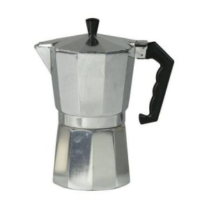 Espresso Coffee Pot on the Stove – Aluminum Coffee Maker with a Capacity of 6 Cups