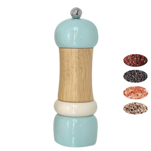 Al Fouad Ceramic Salt and Pepper Mill – Refillable Rotary Pepper Grinder – Multiple Colors