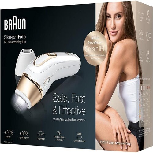 Light pulse hair removal device