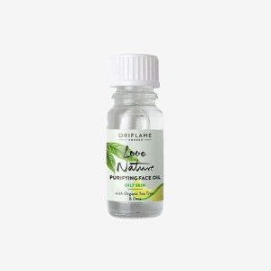 Love Nature Purifying & Moisturizing Oil for Oily Skin - Cleansing Oil with Green Tea and Lemon Extract - 10 ml