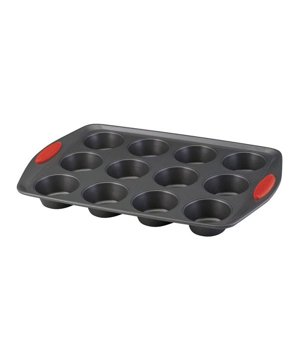 Tefal Cupcake Mold with Insulating Handle - Cupcake Mold with a Non-stick Surface 12 Cup