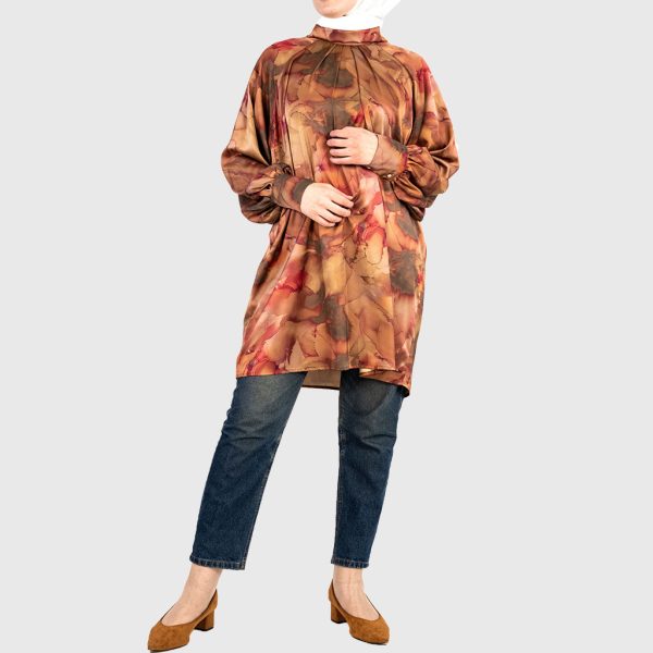 Elegant Satin Blouse For Ladies - Classy Satin Blouse - Colored Elegant Satin Blouse For Ladies - Classy Satin Blouse - Colored
