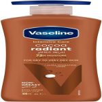 Vaseline Intensive Care Cocoa Butter Body Lotion - Vaseline Moisturizing Body Lotion - Made with 100% Pure Cocoa Butter for a Natural Glow 400ml